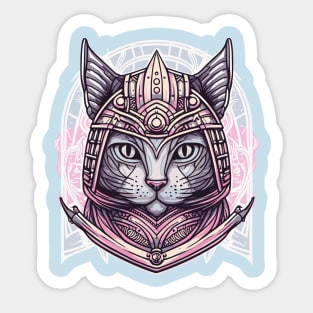 Cat Paladin Sticker